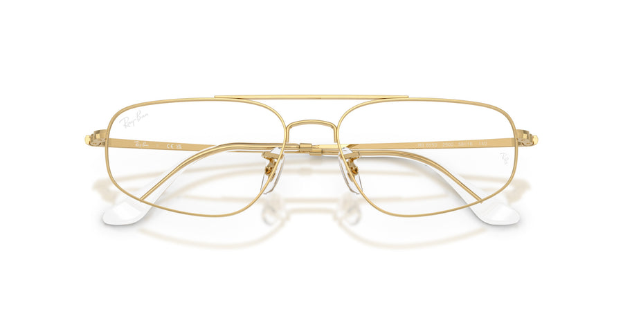 Metal Unisex Optical Frame RX6550 – Gold