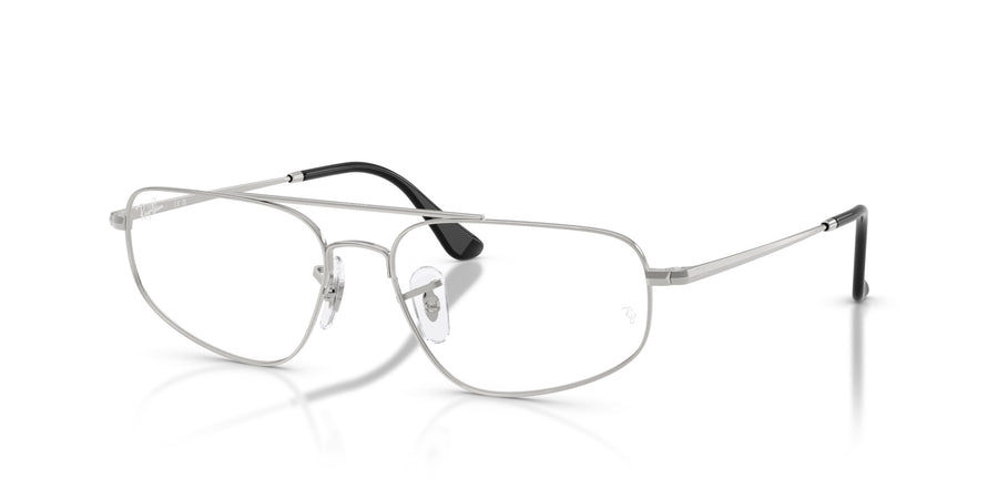 Metal Unisex Optical Frame RX6550 – Silver