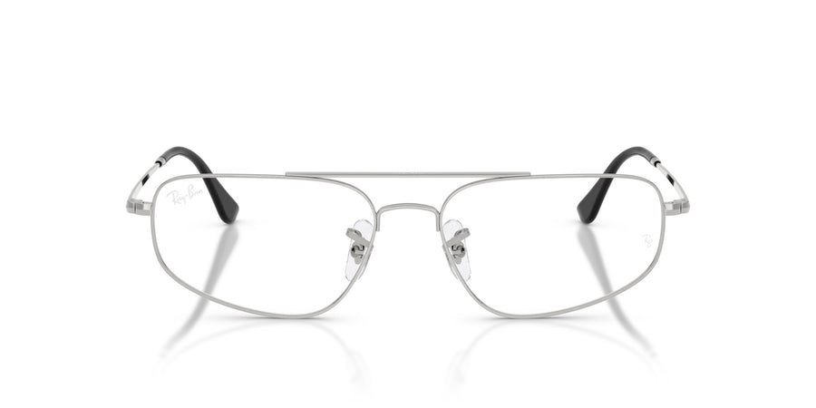 Metal Unisex Optical Frame RX6550 – Silver