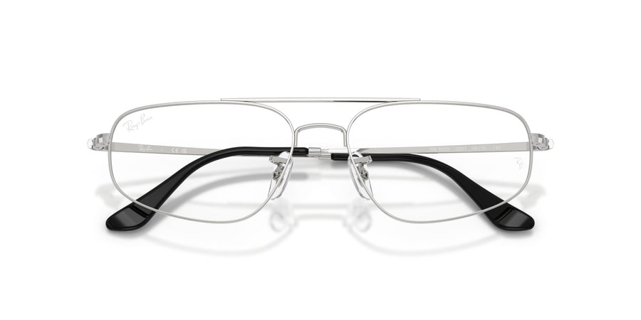 Metal Unisex Optical Frame RX6550 – Silver
