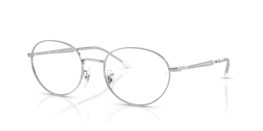 Metal Unisex Optical Frame RX6558 – Silver