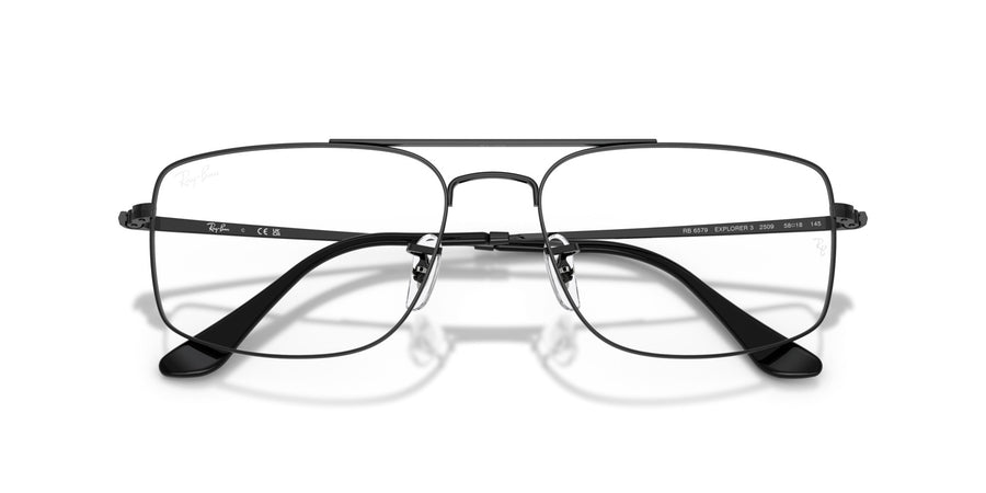Metal Unisex Optical Frame RX6579 – Black