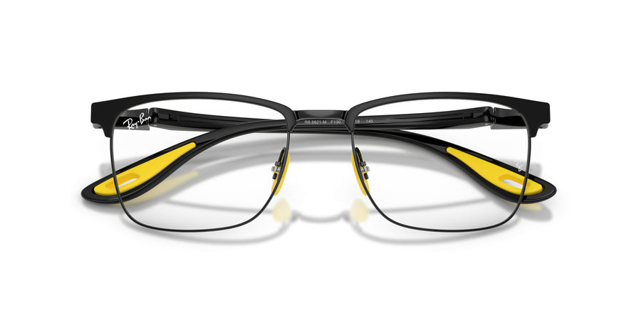 Metal Unisex Optical Frame RX6621M – Black