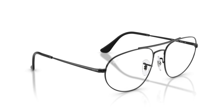 Metal Unisex Optical Frame RX6645 – Black