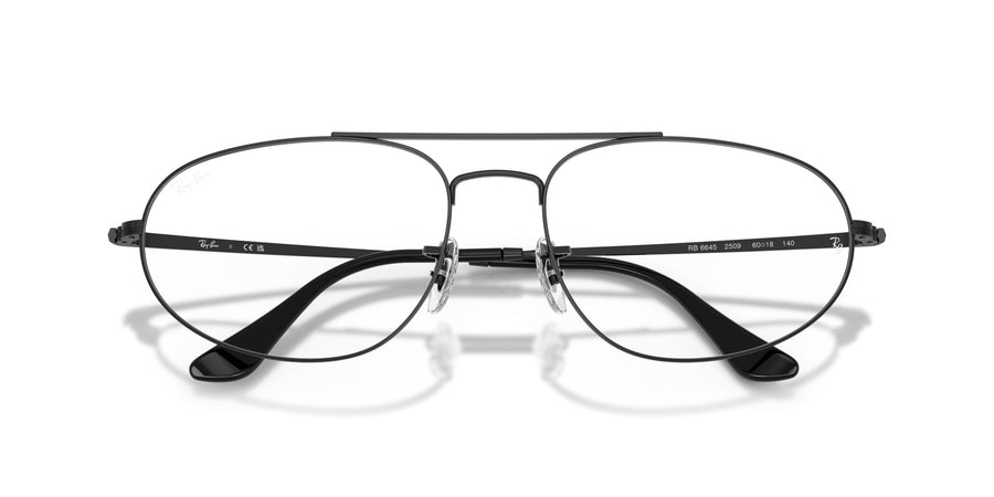 Metal Unisex Optical Frame RX6645 – Black