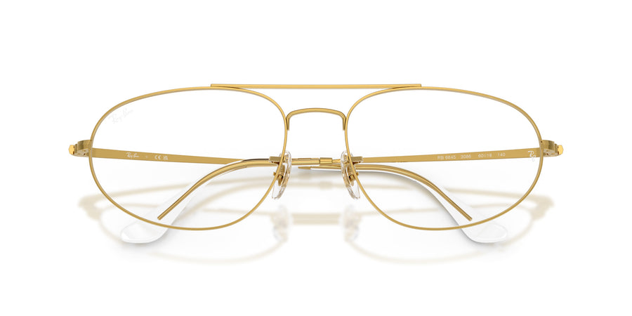 Metal Unisex Optical Frame RX6645 – Gold