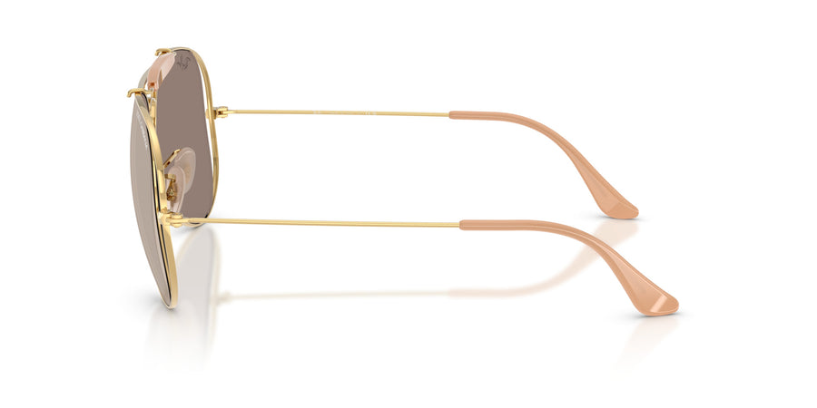 Metal Unisex Sunglass RB3029M – Gold / Clear Mirror White Gold