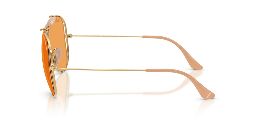 Metal Unisex Sunglass RB3138M – Gold / Orange
