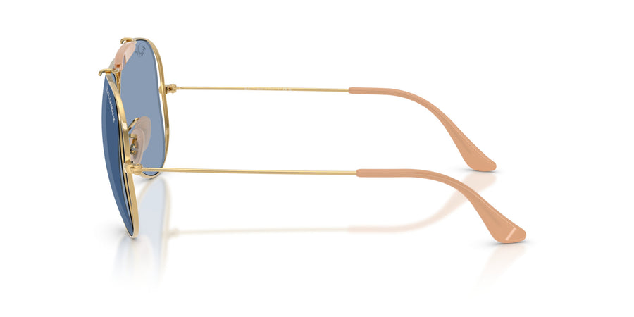 Metal Unisex Sunglass RB3138M – Gold / Light Blue