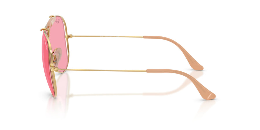 Metal Unisex Sunglass RB3138M – Gold / Pink