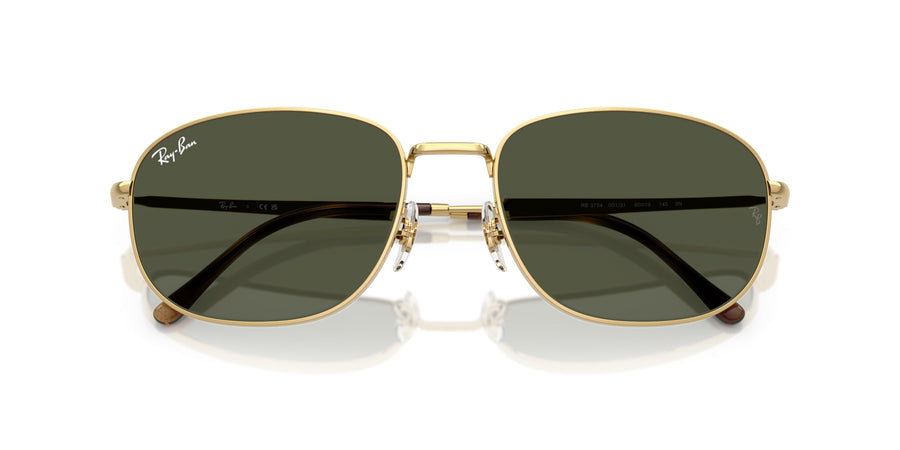 Metal Unisex Sunglass RB3754 – Gold