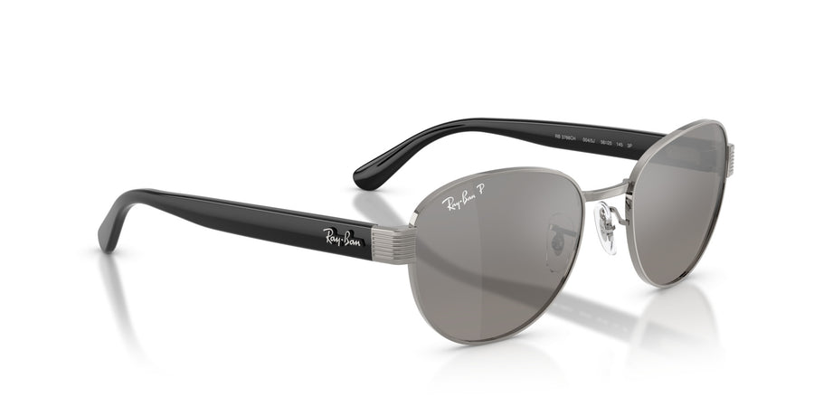 Metal Unisex Sunglass RB3766CH – Mirror Silver