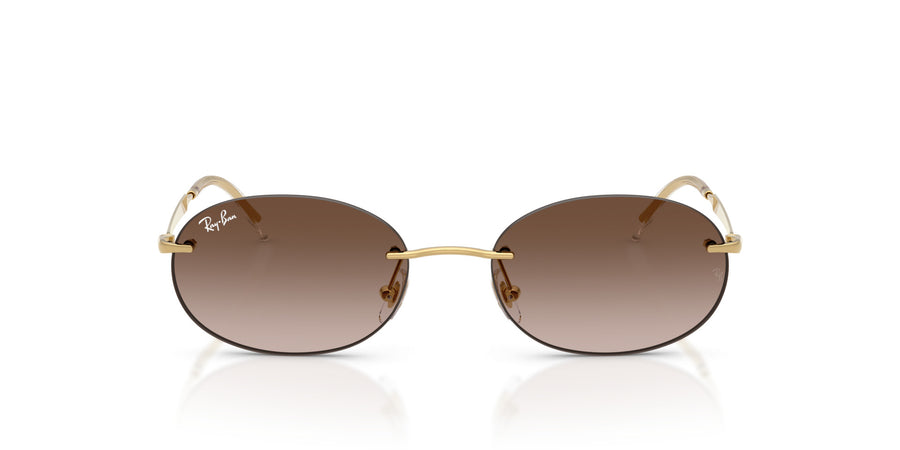 Metal Unisex Sunglass RB3767 – Gold / Gradient Brown
