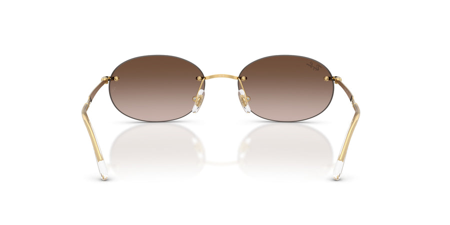 Metal Unisex Sunglass RB3767 – Gold / Gradient Brown