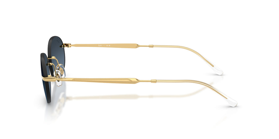 Metal Unisex Sunglass RB3767 – Gold / Blue Gradient Dark Grey