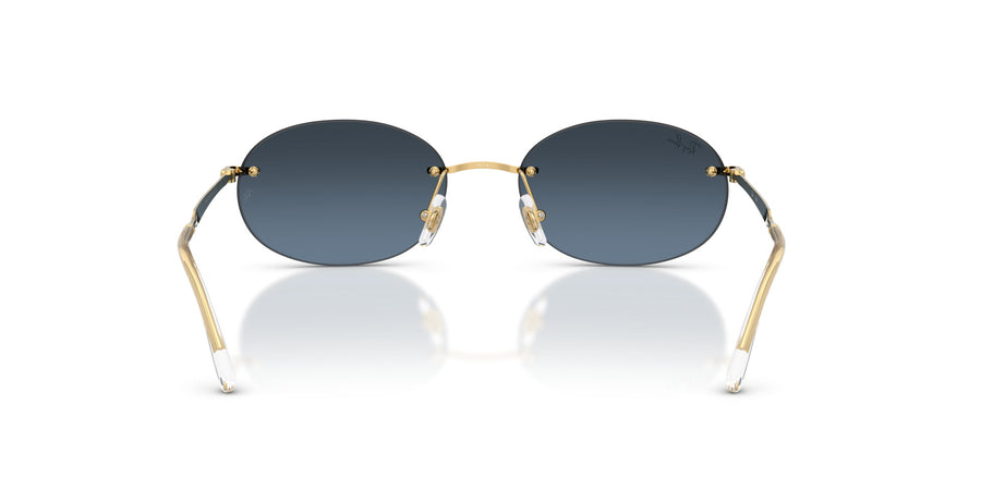 Metal Unisex Sunglass RB3767 – Gold / Blue Gradient Dark Grey