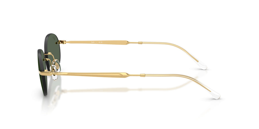 Metal Unisex Sunglass RB3767 – Gold / Dark Green