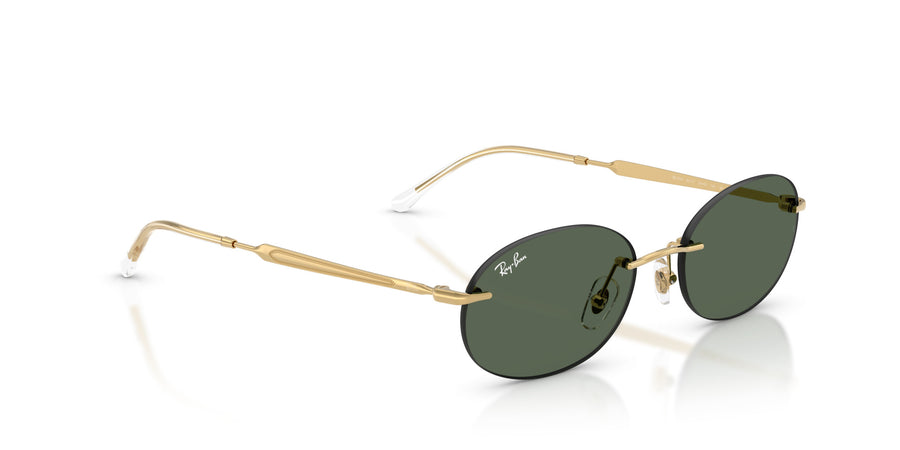 Metal Unisex Sunglass RB3767 – Gold / Dark Green