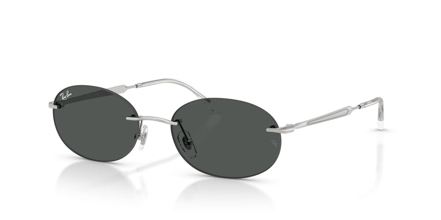 Metal Unisex Sunglass RB3767 – Silver / Dark Grey