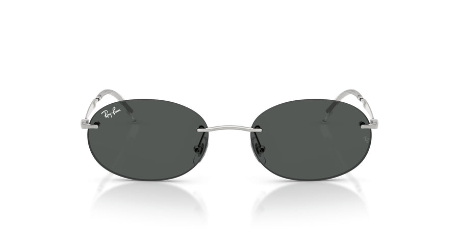 Metal Unisex Sunglass RB3767 – Silver / Dark Grey