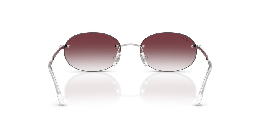 Metal Unisex Sunglass RB3767 – Silver / Clear Gradient Dark Violet