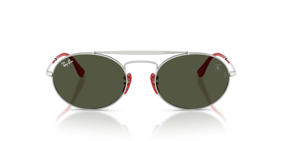 Metal Unisex Sunglass RB3775M – Silver / Green
