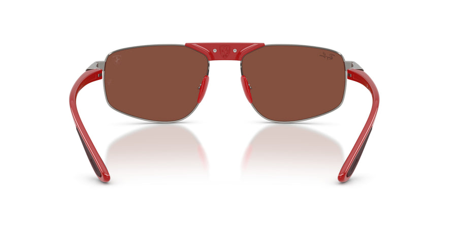 Metal Unisex Sunglass RB3776M – Red