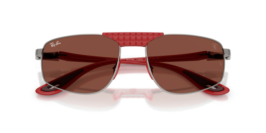 Metal Unisex Sunglass RB3776M – Red