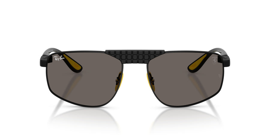 Metal Unisex Sunglass RB3776M – Black / Dark Grey