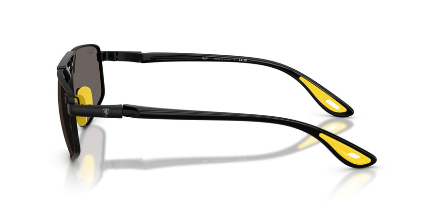 Metal Unisex Sunglass RB3776M – Black / Dark Grey
