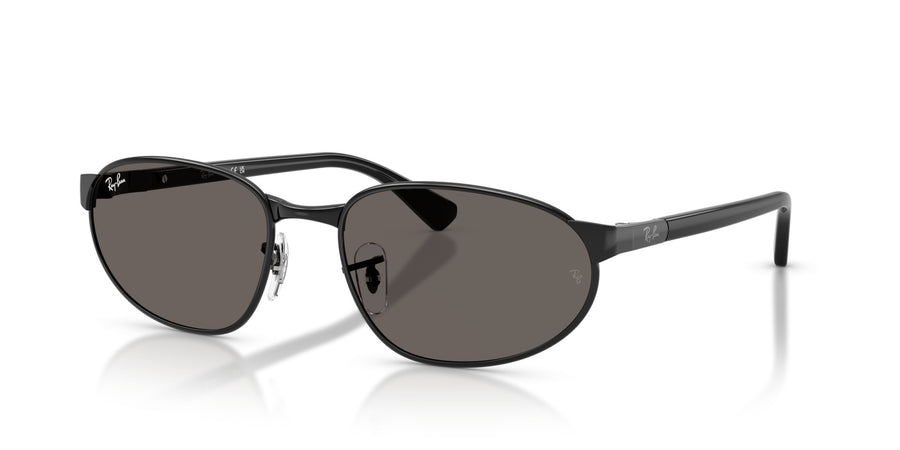 Metal Unisex Sunglass RB3777 – Black / Dark Grey