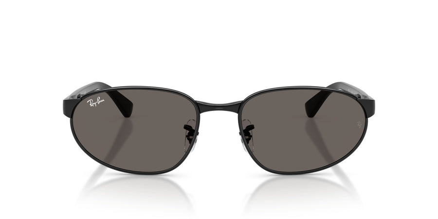 Metal Unisex Sunglass RB3777 – Black / Dark Grey