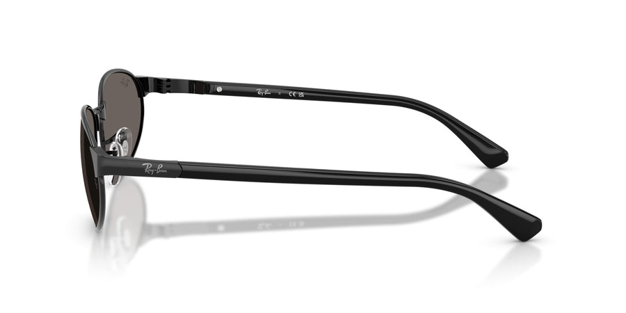 Metal Unisex Sunglass RB3777 – Black / Dark Grey