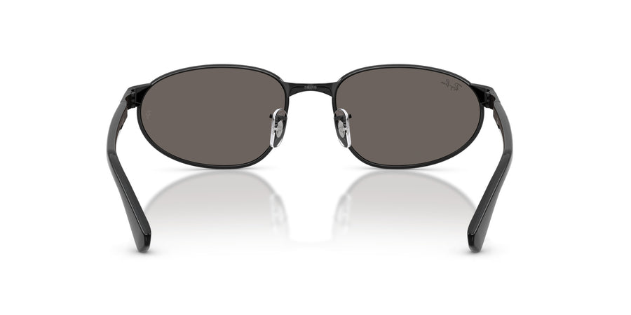 Metal Unisex Sunglass RB3777 – Black / Dark Grey