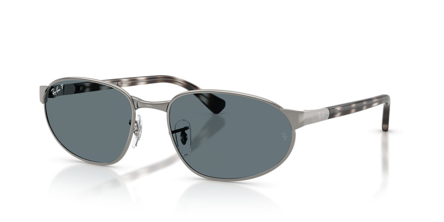 Metal Unisex Sunglass RB3777 – Dark Blue Polar
