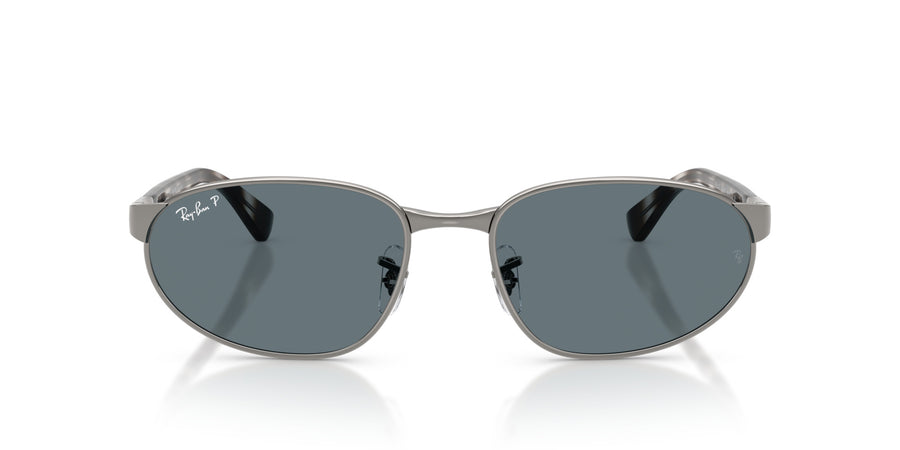 Metal Unisex Sunglass RB3777 – Dark Blue Polar