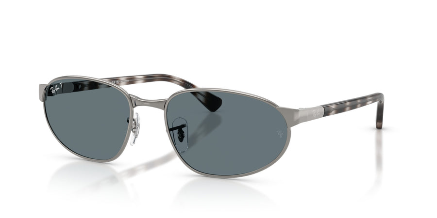 Metal Unisex Sunglass RB3777 – Dark Blue Polar