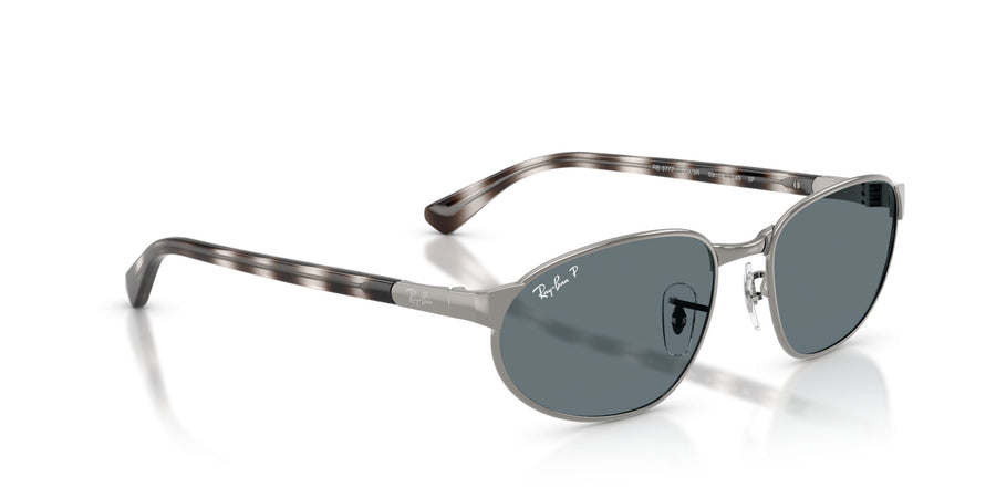 Metal Unisex Sunglass RB3777 – Dark Blue Polar