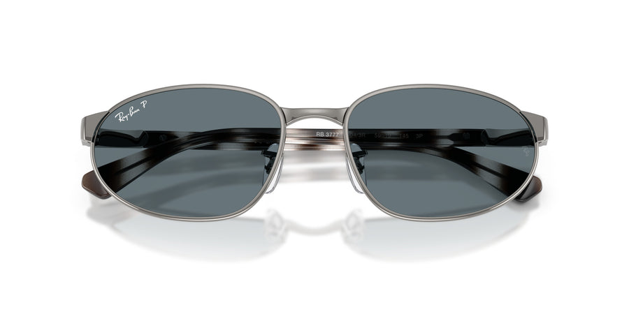 Metal Unisex Sunglass RB3777 – Dark Blue Polar