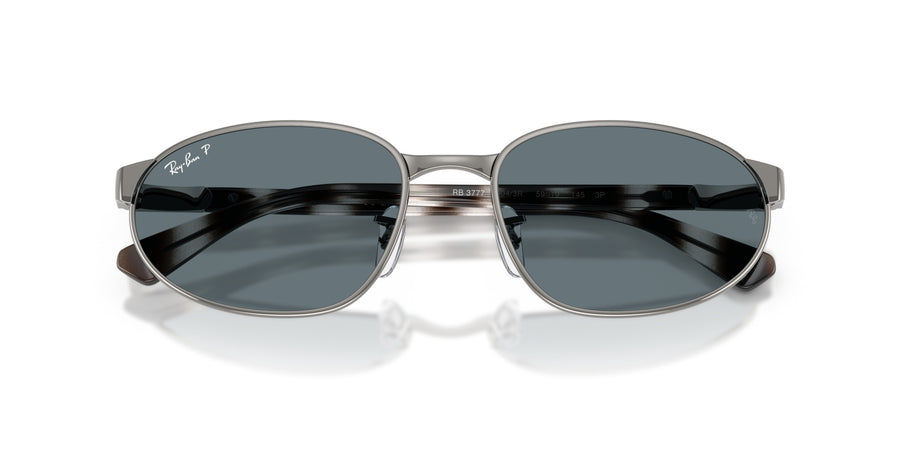 Metal Unisex Sunglass RB3777 – Dark Blue Polar