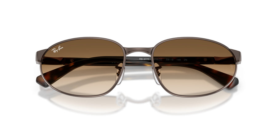 Metal Unisex Sunglass RB3777 – Clear Gradient Brown