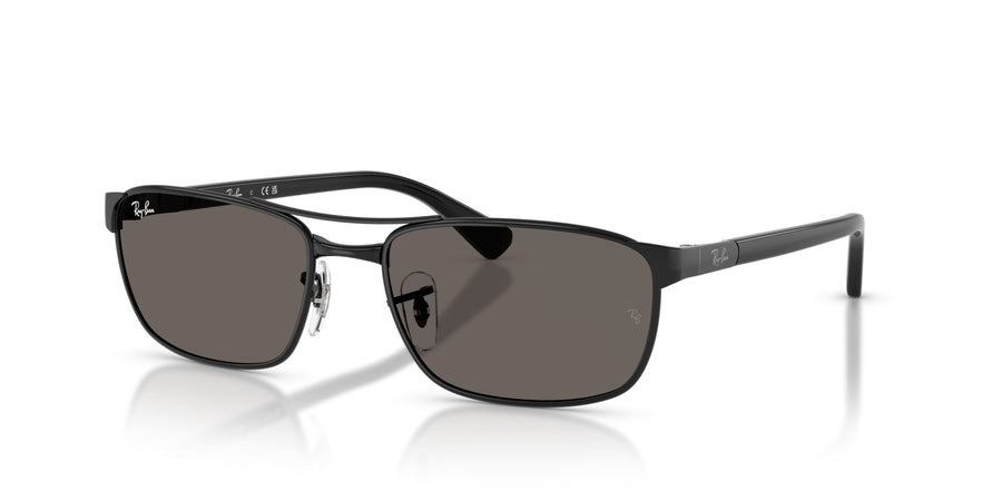 Metal Unisex Sunglass RB3778 – Black / Dark Grey