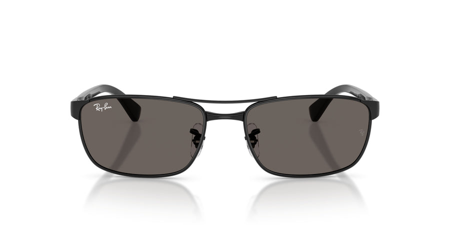 Metal Unisex Sunglass RB3778 – Black / Dark Grey