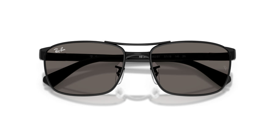 Metal Unisex Sunglass RB3778 – Black / Dark Grey