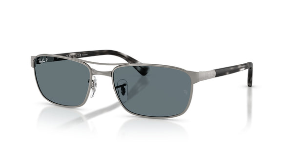 Metal Unisex Sunglass RB3778 – Dark Blue Polar