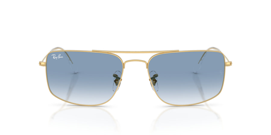 Metal Unisex Sunglass RB3779 – Gold / Clear Gradient Blue