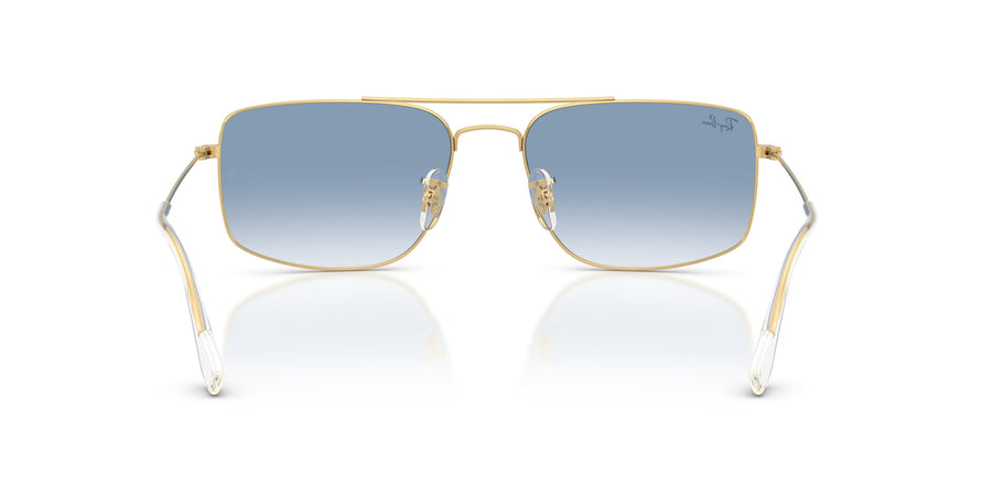 Metal Unisex Sunglass RB3779 – Gold / Clear Gradient Blue