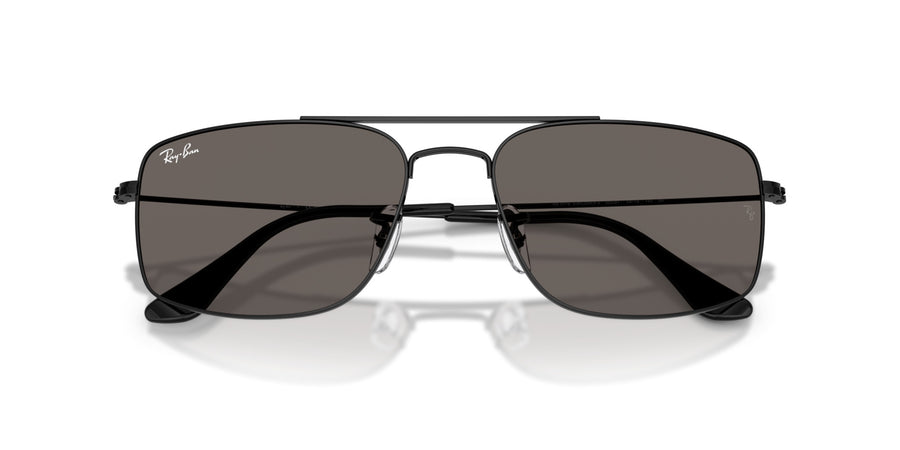 Metal Unisex Sunglass RB3779 – Black / Dark Grey