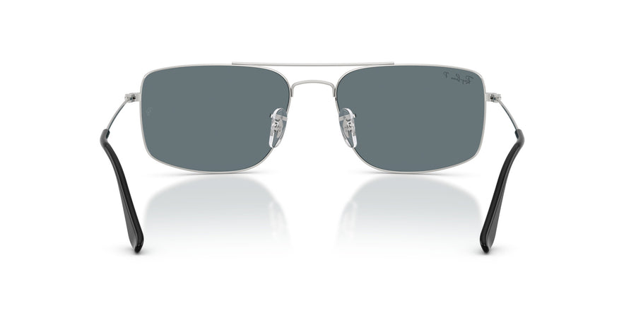 Metal Unisex Sunglass RB3779 – Silver / Dark Blue Polar