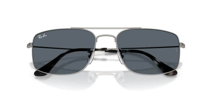Metal Unisex Sunglass RB3779 – Gunmetal / Blue